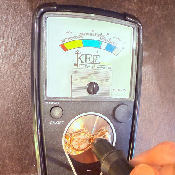 $12K OroCal 14k Solid Yellow Gold Quartz Nugget Diamond 1.5" Handmade Pendant - Picture 10 of 12